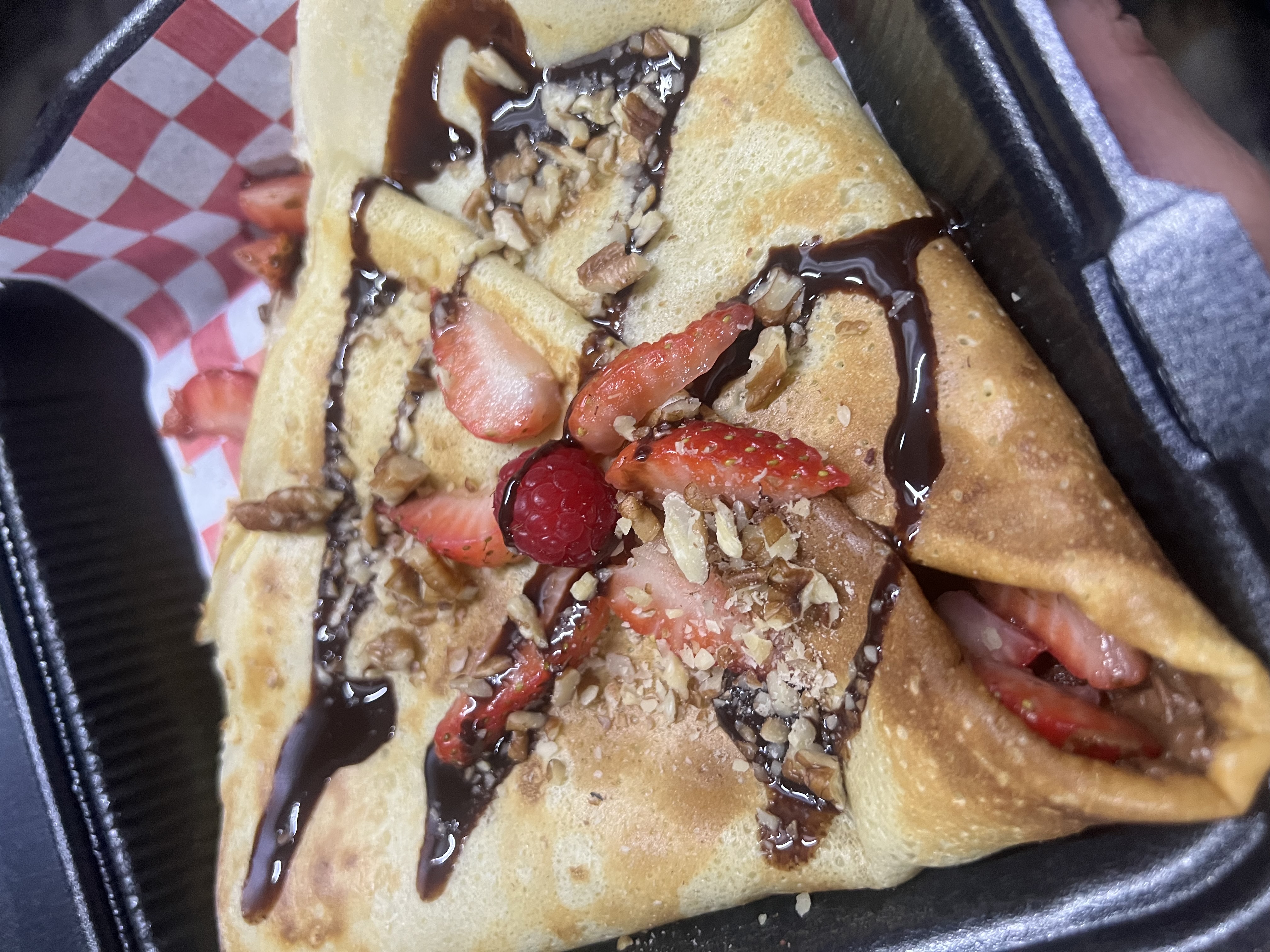 Crepa de Fresa con Nutella